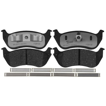R/M Brakes BRAKE PADS OEM OE Replacement Hybrid Technology Includes Mounting Hardware EHT881H